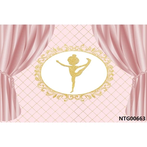 Yeele Baby 1st Birthday Backdrop Girl Princess Baby Shower Золотая Корона розовая пользовательская фотография Виниловый фон для фотостудии - Цвет: NTG00663