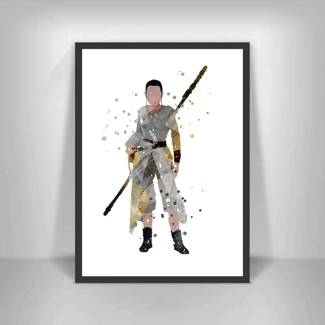 

Rey Skywalke Movie Poster Alternative Minimalist Art Canvas Prints Home Decoration Wall Painting (No Frame)