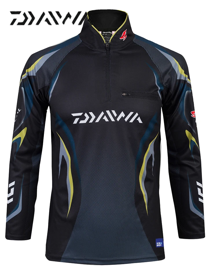 Daiwa M-5XL одежда для рыбалки мужская одежда дышащая защита от солнца УФ Открытый спортивный костюм рубашка для рыбалки