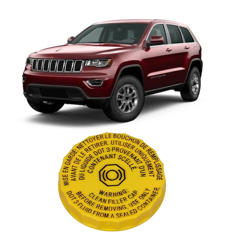

for Jeep Wrangler Compass Cherokee Pacifica 200 Master Cylinder Reservoir Cap 68211910AB 68303540AA