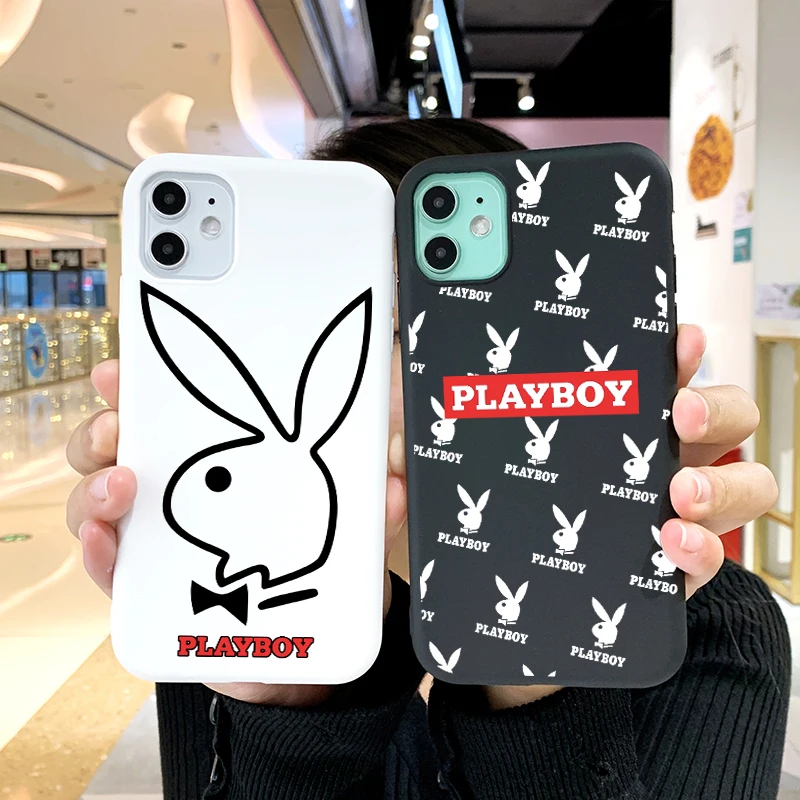 Популярный чехол с кроликом для iPhone 12 Pro 11 XR X Xs Max 8 7 Plus Mini SE 2020 силиконовый телефона