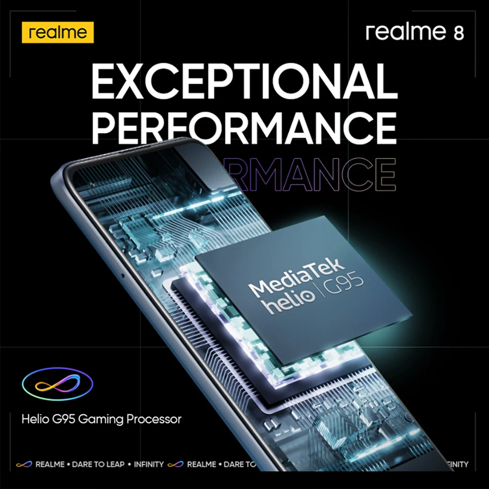 Realme-Smartphone 8 versi&oacute;n rusa, tel&eacute;fono m&oacute;vil con c&aacute;mara cu&aacute;druple de 64MP, Helio G95, Pantalla AMOLED de 6,44 pulgadas, bater&iacute;a de 5000mAh, carga de 30W, 6GB y 128GB-3