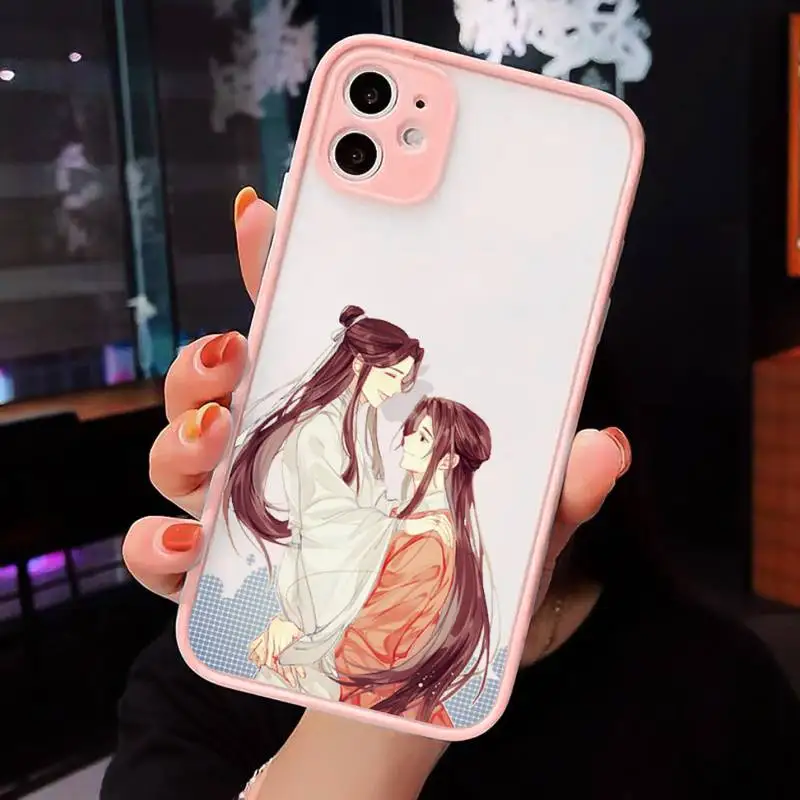 

Tian Guan Ci Fu anime Phone Cases matte transparent For iphone 7 8 11 12 plus mini x xs xr pro max cover