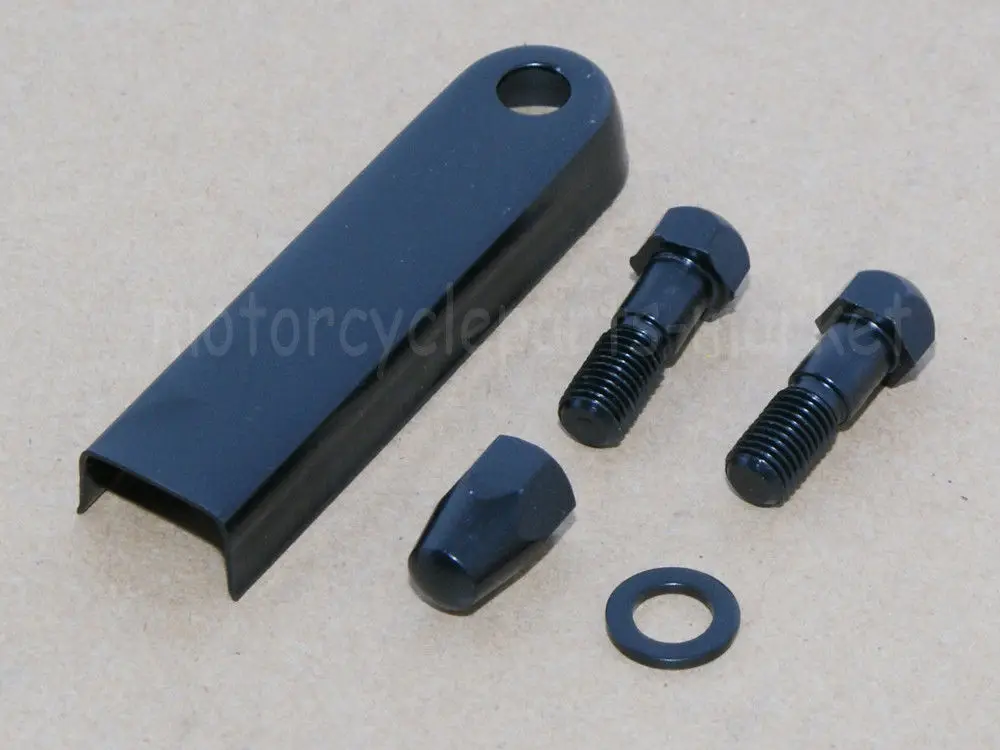 Черная Рычажная передача переключения передач для мотоцикла крепежный
