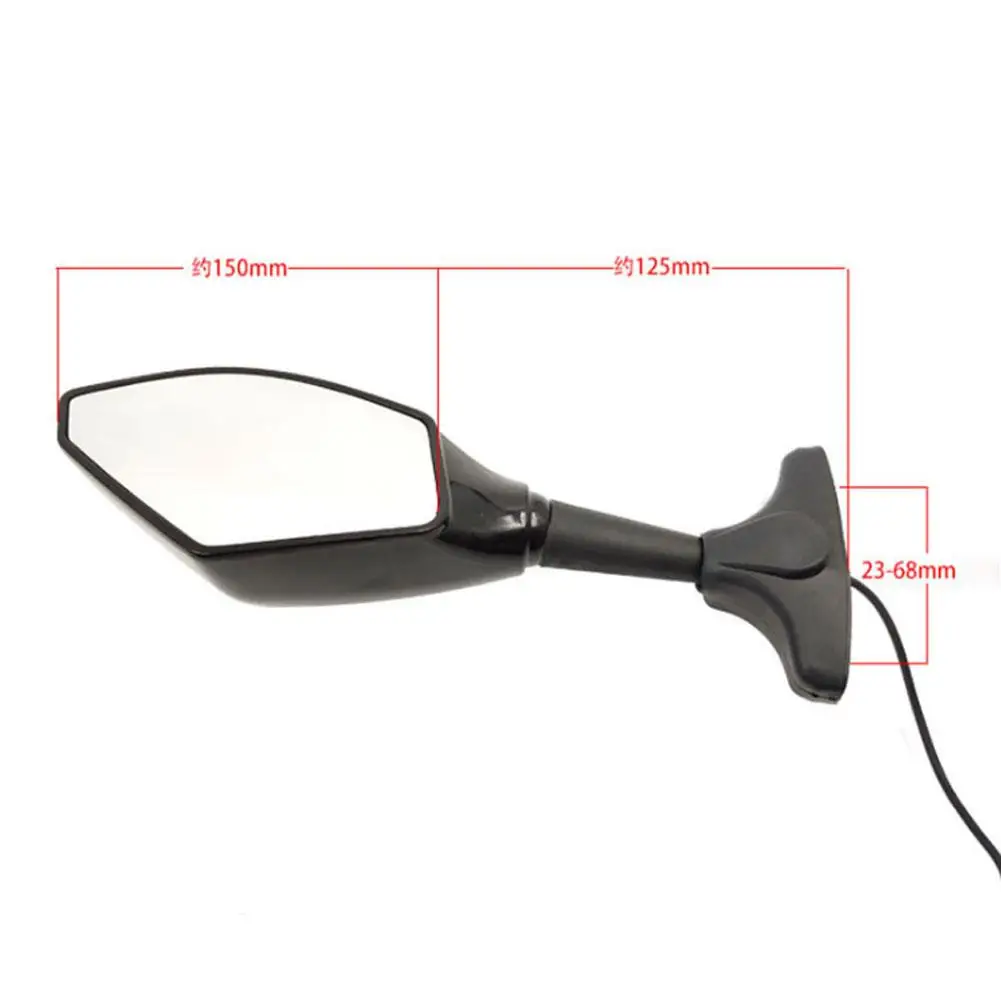 

1 Pair Motorcycle LED Integrated Rear View Mirror Side Mirrors With Turn Signal Light Rear View Mirror Motorcycle Accessories