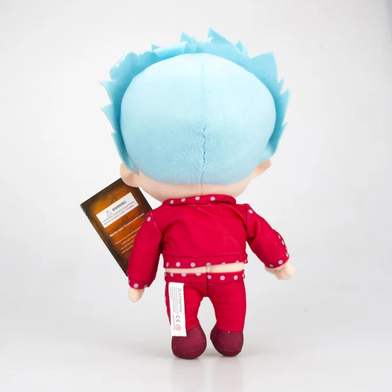 

1 Pcs Cute 20cm Anime The Seven Deadly Sins Plush Doll Meliodas Ban Hawk Pig Dragon's Wrath Fox's Greed Soft Stuffed Plush Toys