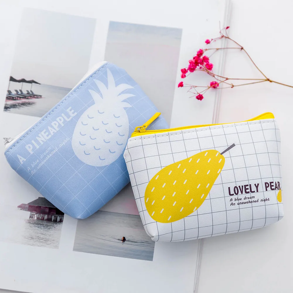 2020 Summer Cute Coin Purse New Small Fresh Creative Key Storage Bag Cartoon Zipper | Багаж и сумки