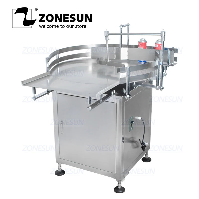 ZONESUN автоматический, для круглых бутылок поворотный Пластик Стекло сортировочная машина для бутылок Стекло бутылки сортируя вращающаяся подставка для мисок для животных
