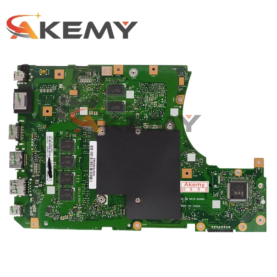 x556uv laptop motherboard for asus x556uqk x556ub x556uq x556uj x556uf x556u original mainboard 8gb ram i3 7100u gt940mx free global shipping