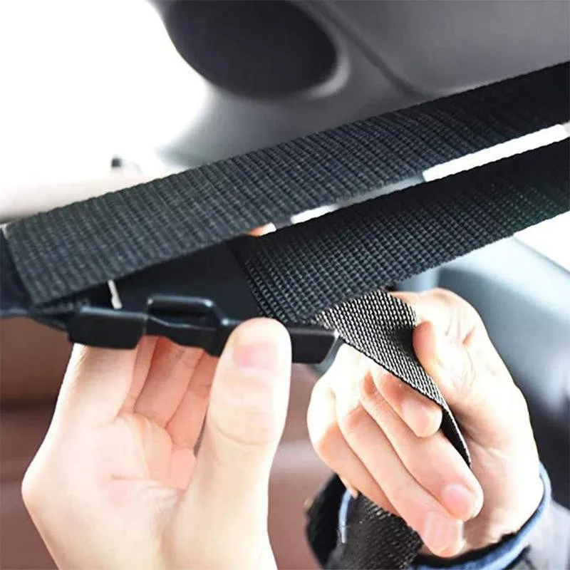 

Car Fishing Rod Holder Car Fishing Portable Holder Tackle Strap Fishing Box Fishing Rod Around Tool Accessories Sling Box K5Y2