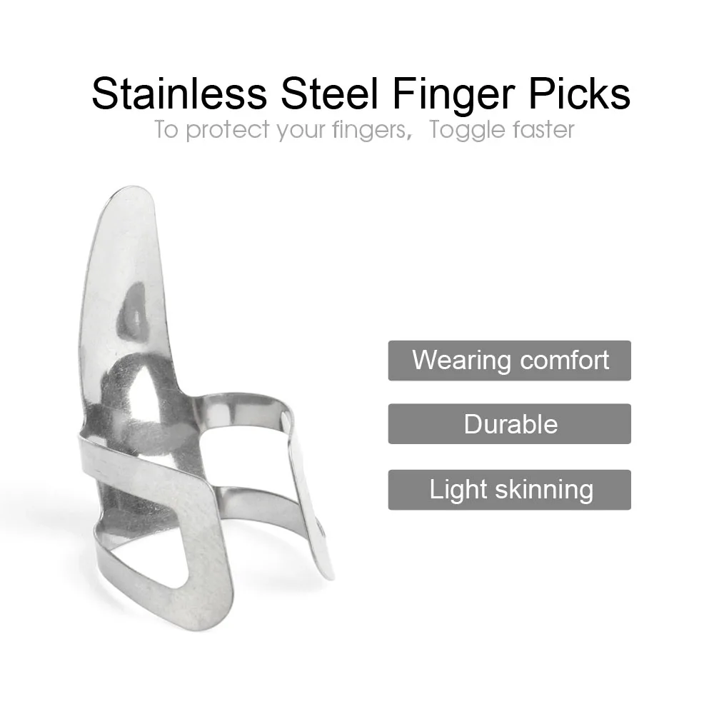 6 шт. пальчиковые палочки из серебристой нержавеющей стали металлические плащи