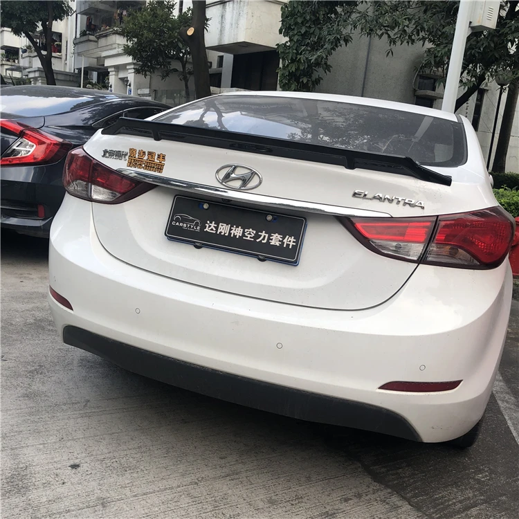 Спойлер для Hyundai Elantra 2012 2015 высококачественный спойлер из АБС пластика заднее