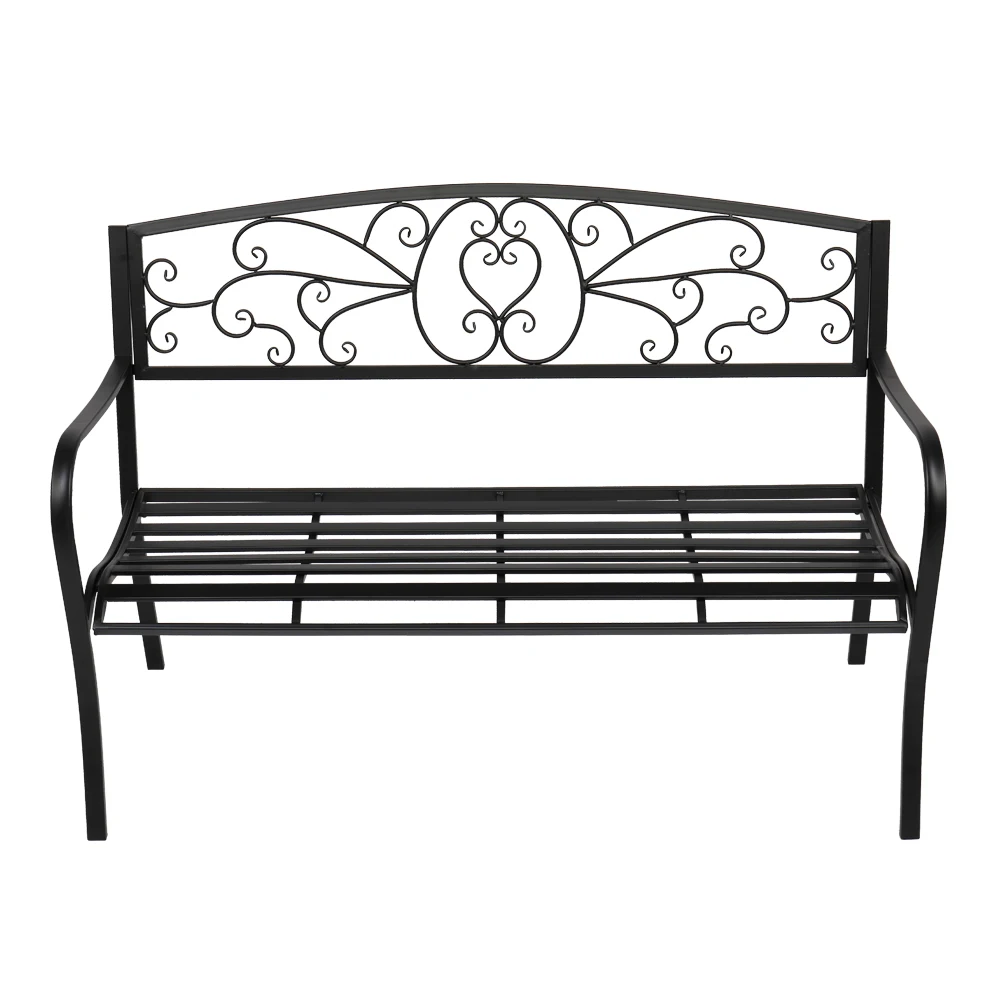 51" Patio Park Garden Outdoor Bench Patio Porch Chair Deck Iron Frame Black for Indoor Outdoor Patio Garden
51" Patio Park Garden Outdoor Bench Patio Porch Chair Deck Iron Frame Black for Indoor Outdoor Patio Garden