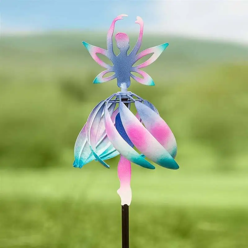 

Сказочные ветряные колокольчики, креативные ветряные мельницы с обесцвечиванием, ветряные колокольчики, балетная Спиннер, новинка, украше...