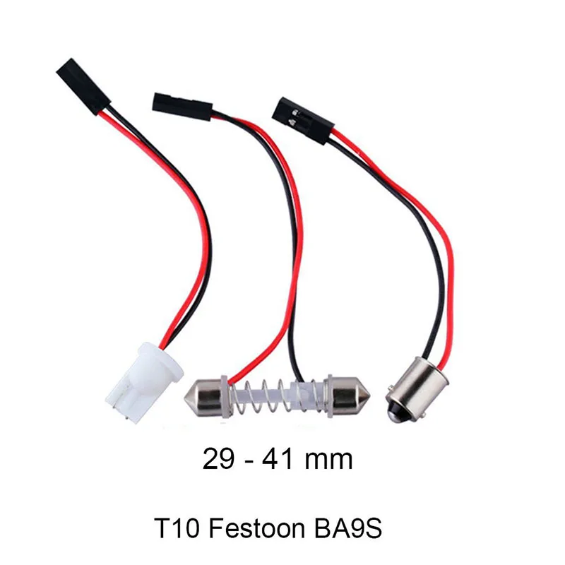 AEING 12V T10 W5W C3W C5W C10W BA9S внутренняя Светодиодная лампа COB белая/ледяная синяя панель с