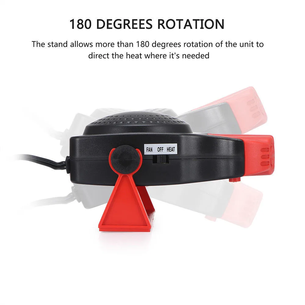 

Car Heater Portable Car Heater Heating Defrost Defogger Space Automobile Windscreen Heater Warm electric heater windshield 1205