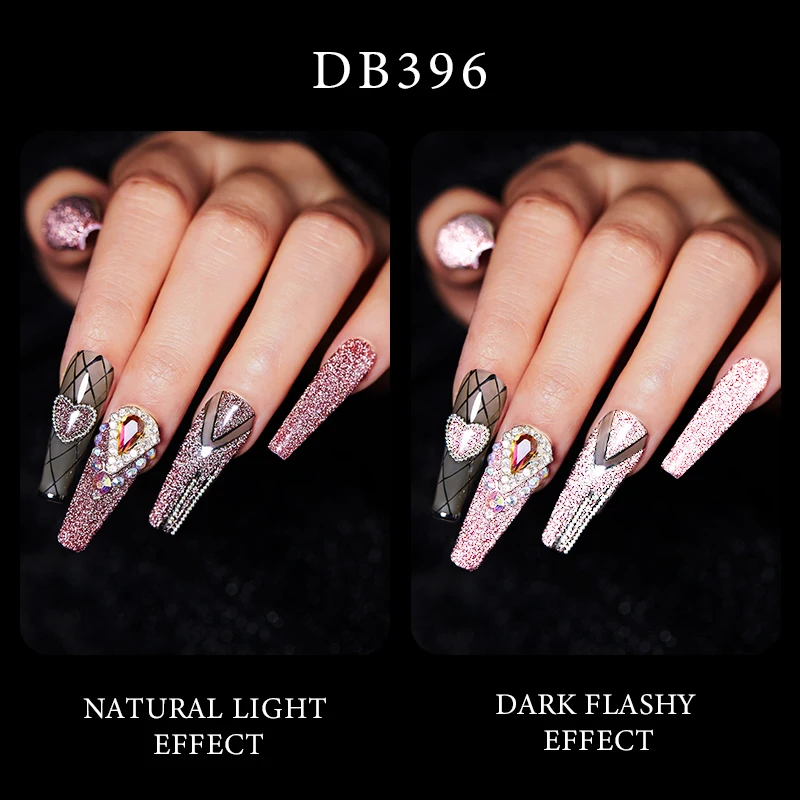 Mtssii Reflective Glitter Gel Nail Polish Sparkling Sequins Semi Permant Soak Off UV LED Color Varnishes Art Decoration | Красота и