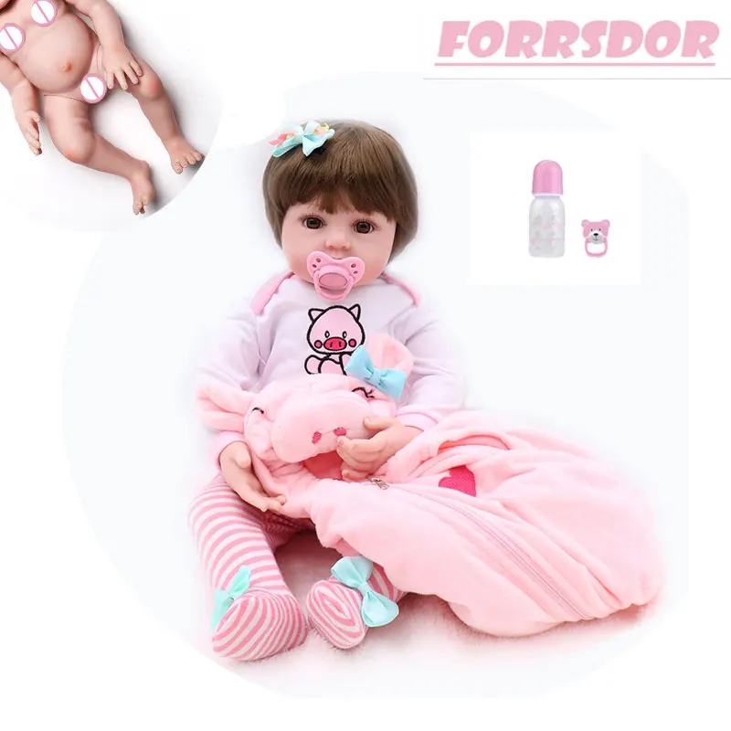 48 см все силиконовые куклы Bebe Reborn реалистичные милые детские игрушки на день