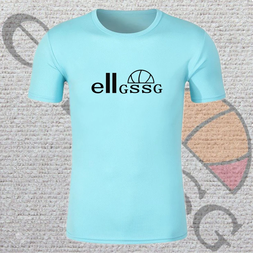 

2021 hot sale men's sports T-shirt summer short-sleeved breathable track suit sportswear fashion brand men's solid color top