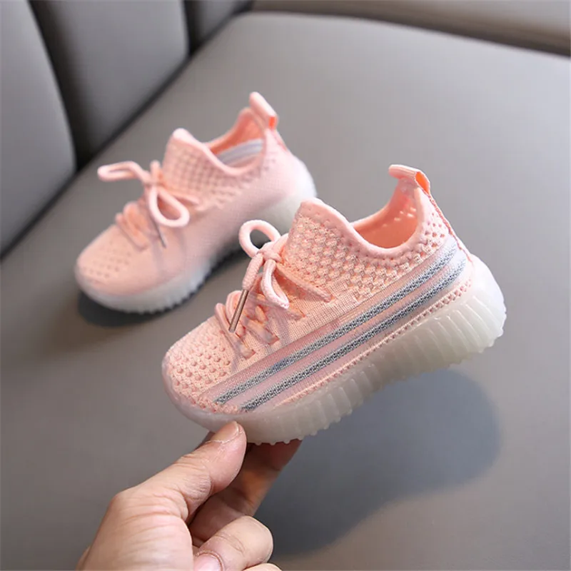 

2021 Autumn Children Shoes Boys Girls Sport Shoes Fashion Breathable Baby Shoes Soft Bottom Non-Slip Casual Kids Sneakers