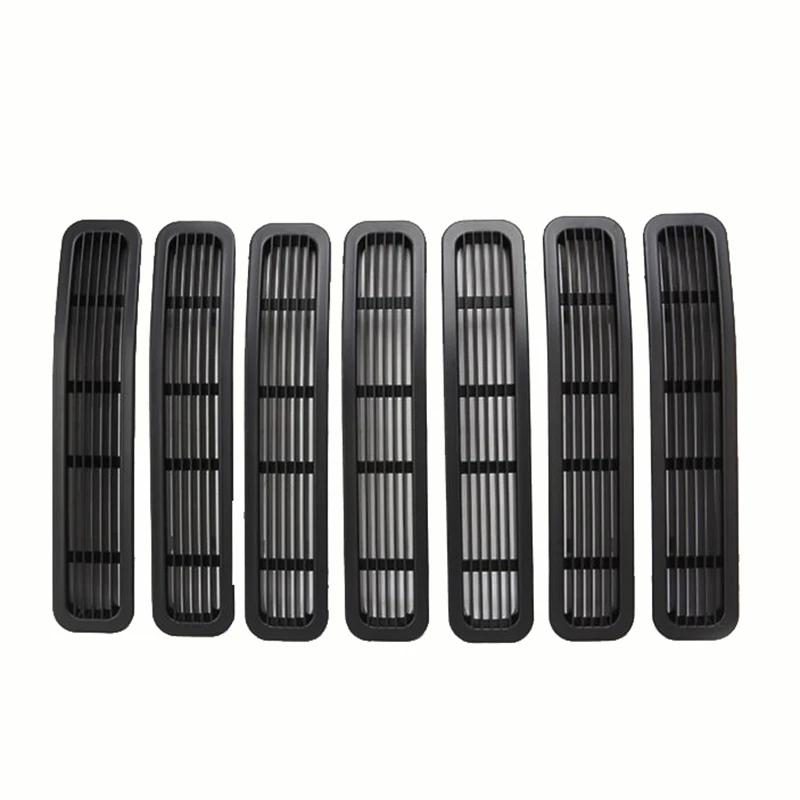 Передняя вставка крышка решетки радиатора с для Jeep Wrangler TJ 1997 2006 сотовая сетка