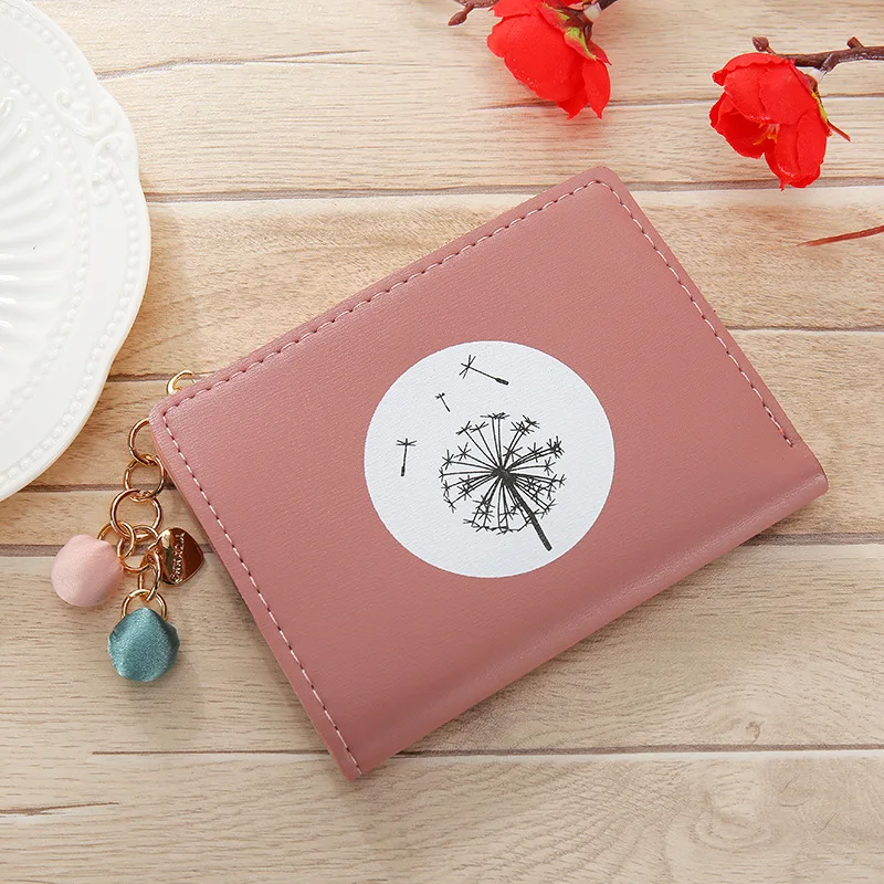 Fashion Wallet Women Lady Short Simple Style Zipper Women's Small Money Bag Female Mini Coin Purses Cartera Mujer | Багаж и сумки
