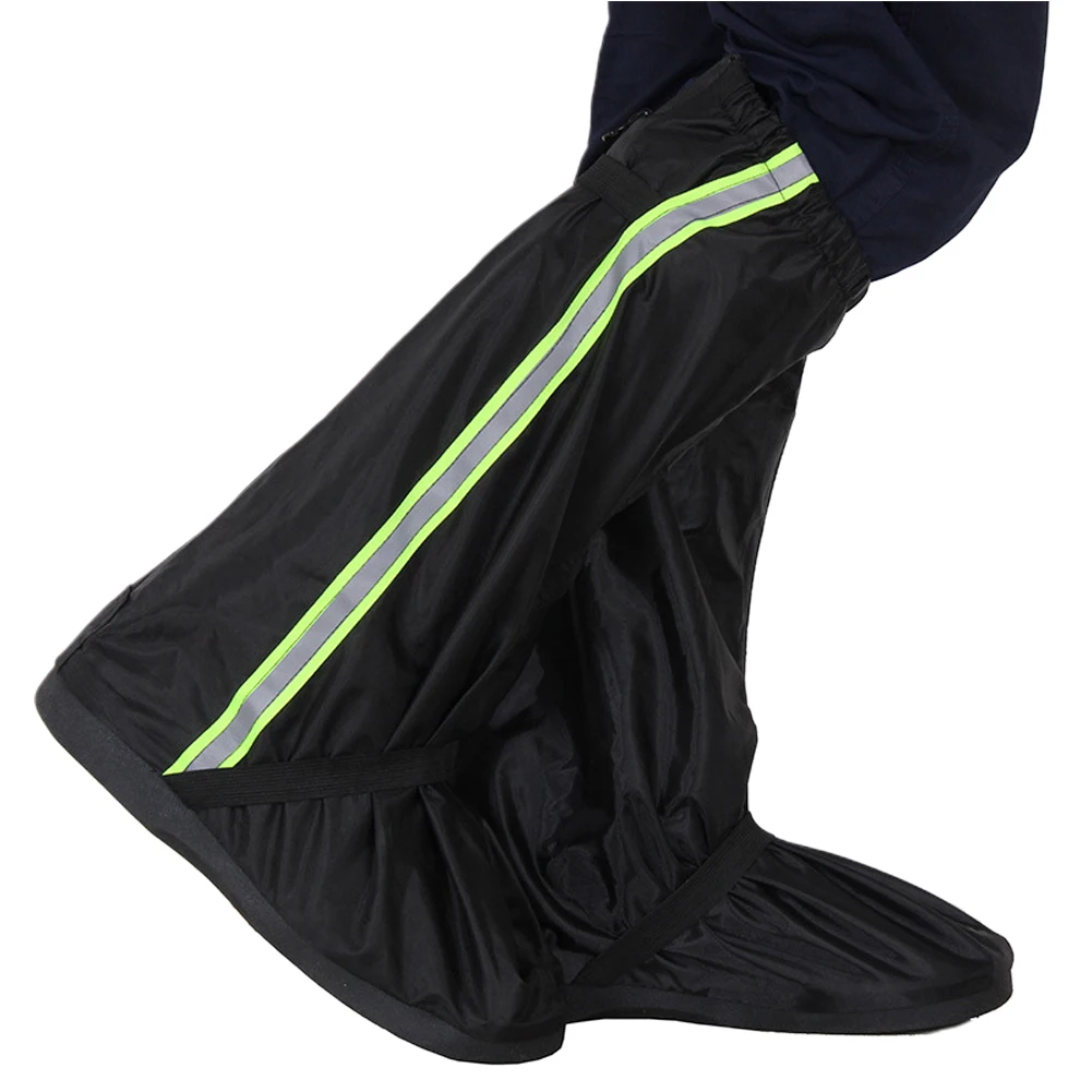 Для мужчин и женщин светоотражающая лента непромокаемые сапоги длинные для