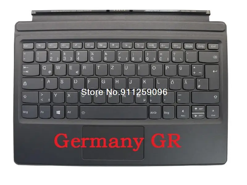 Клавиатура для Lenovo Ideapad Miix 520 520-12 520-12IKB Tablet Folio Греция GK Испания SP Германия GR UK 03X7549