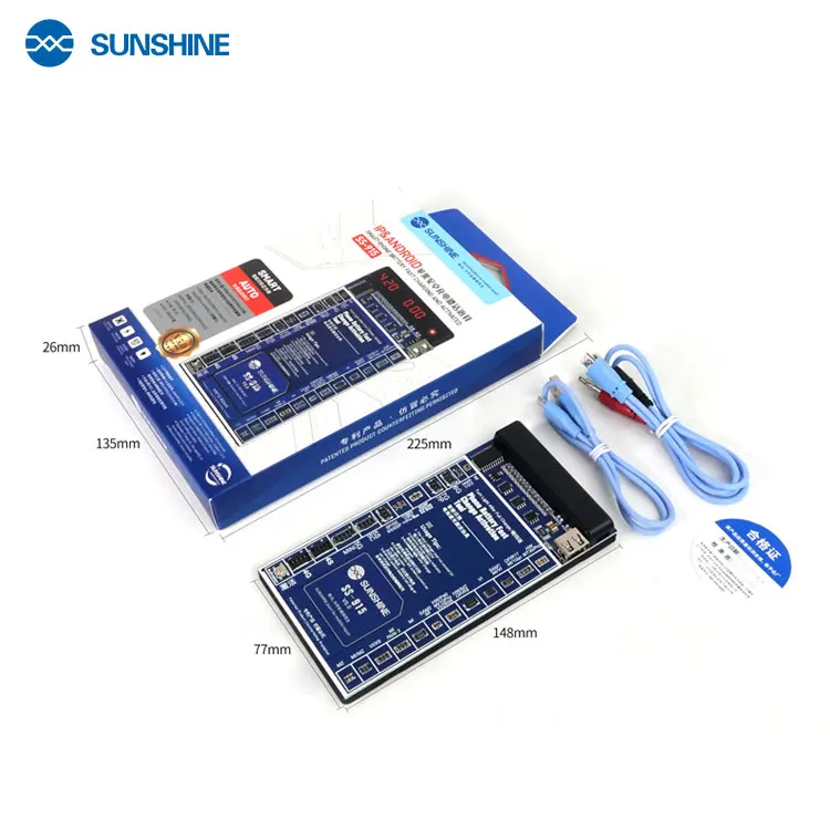 ss 915 universal battery activation board quick charging with usb cable iphone samsung android cell phone battery repair tool free global shipping