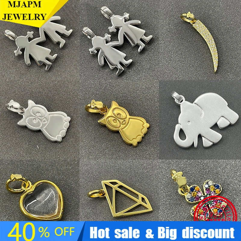 

S925 Sterling Silver 2021 New Cute Fashion Shell Animal Shape Pendant High Quality Fashion Luxury Jewelry Christmas Gift