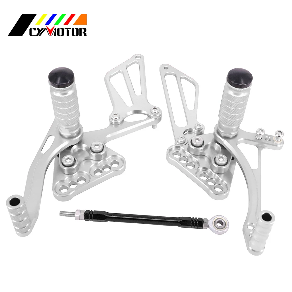 Мотоцикл с ЧПУ Регулируемые подножки подножек для SUZUKI GSXR600 GSXR750 GSXR 600 750 2006 2007 2008 2009