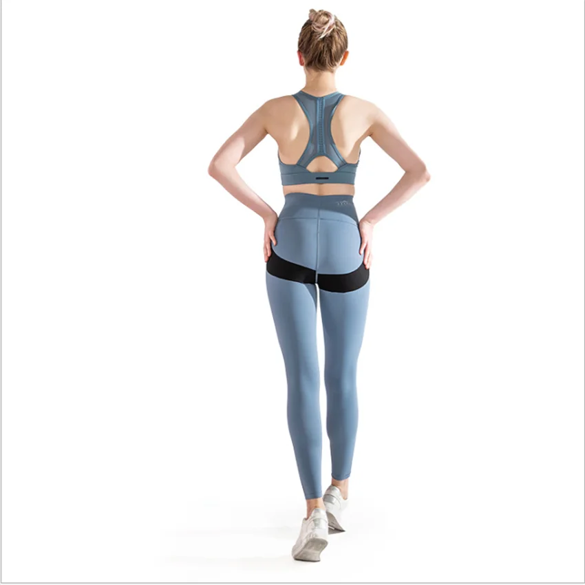 

2020 Yoga Pants, High Waist, Slimming, Abdomen Trousers, Black Striped Ninth Pants, Leggings DS150