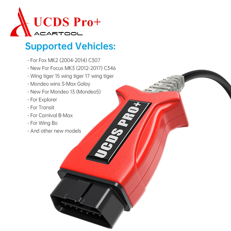 Новый диагностический инструмент UCDS Pro V1.27 сканер OBD2 считыватель кодов для