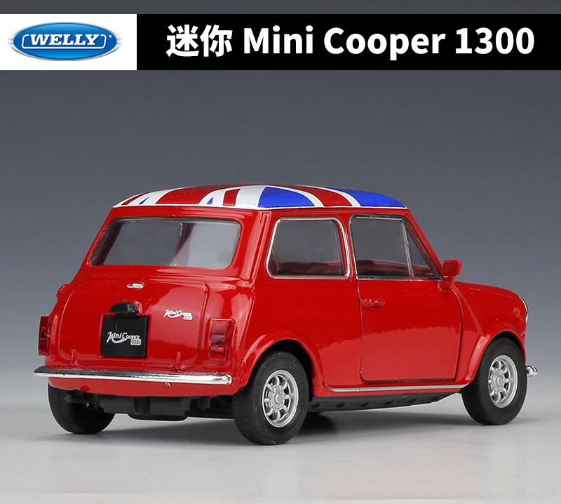 Welly литье под давлением 1:36 Масштаб Mini Cooper 1300 высокий симулятор оттягивающийся
