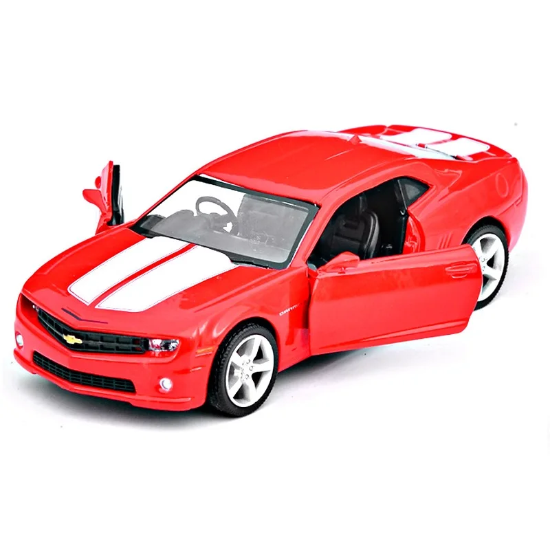 1/36 маленькая литая Автомобильная серия Chevrolet Camero размер 5 дюймов 2 открытые двери