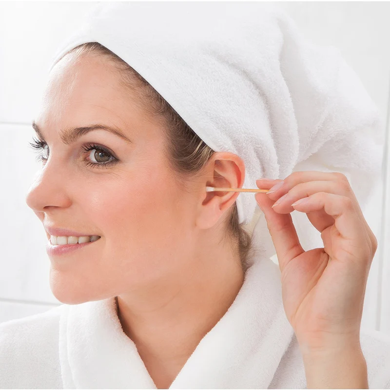 Тампоны для перманентного макияжа с двойной головкой/заостренными ватными