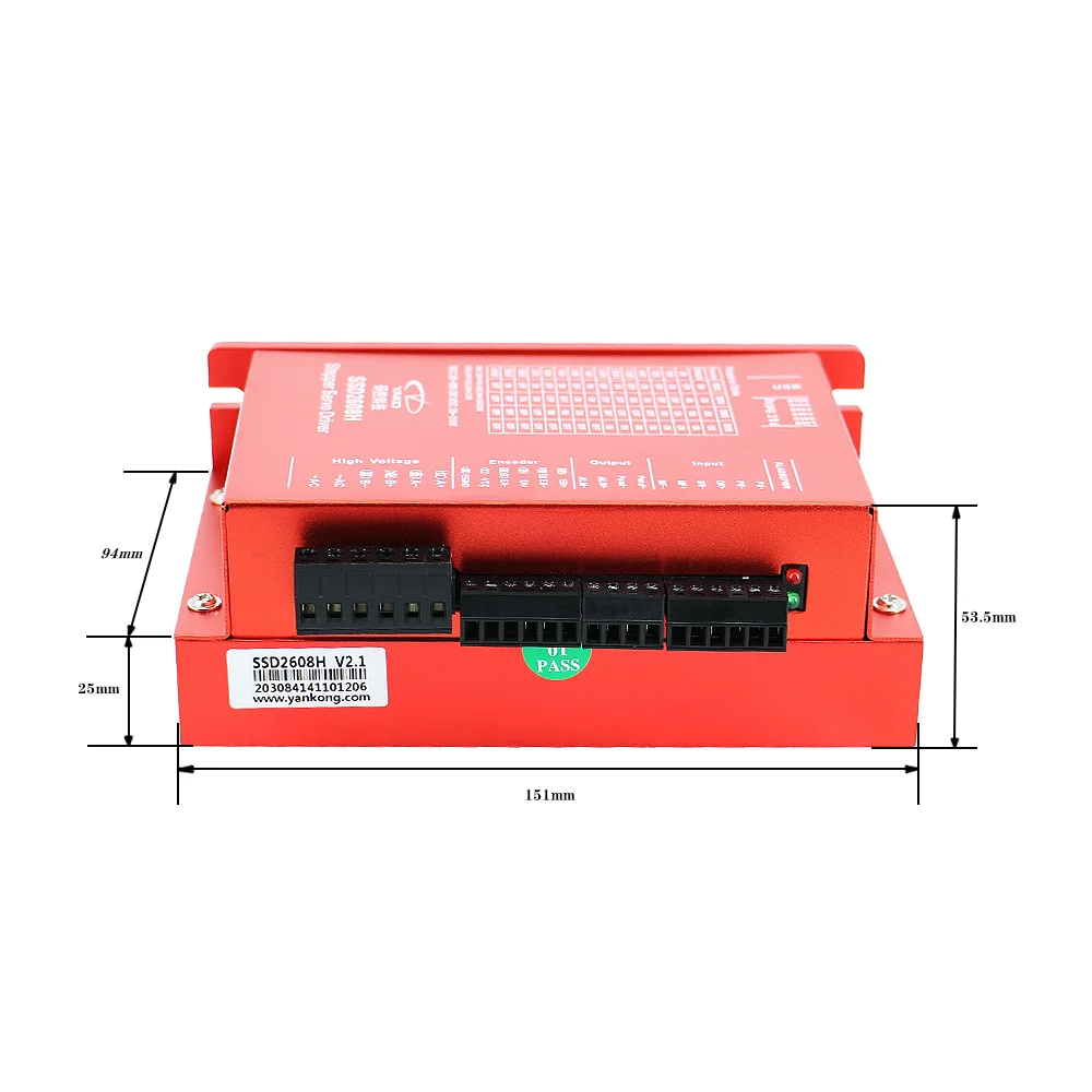 Сервопривод с замкнутым циклом Yako 12N 8N 4N Nema 34 YK286EC 80 118 156 A1 драйвером ESD2608H для