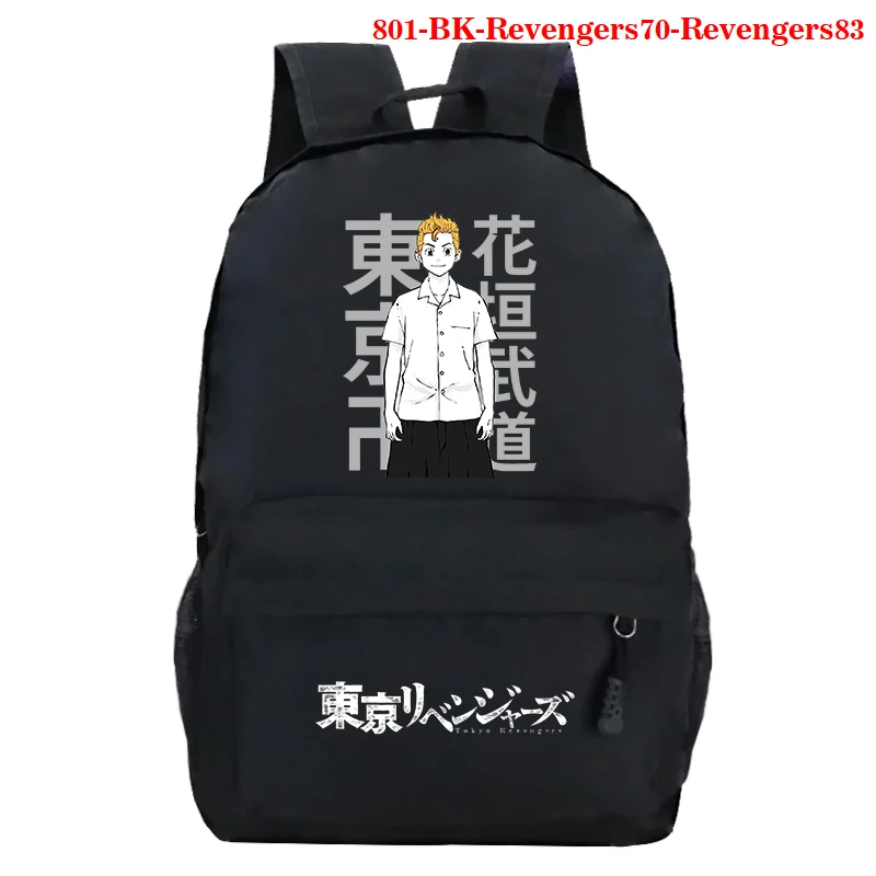 

Anime Tokyo Revengers Backpack Student Schoolbag Shoulder Bag Tokyo Revengers Print Computer Travel Bag Men Bookbag Mochila 2021