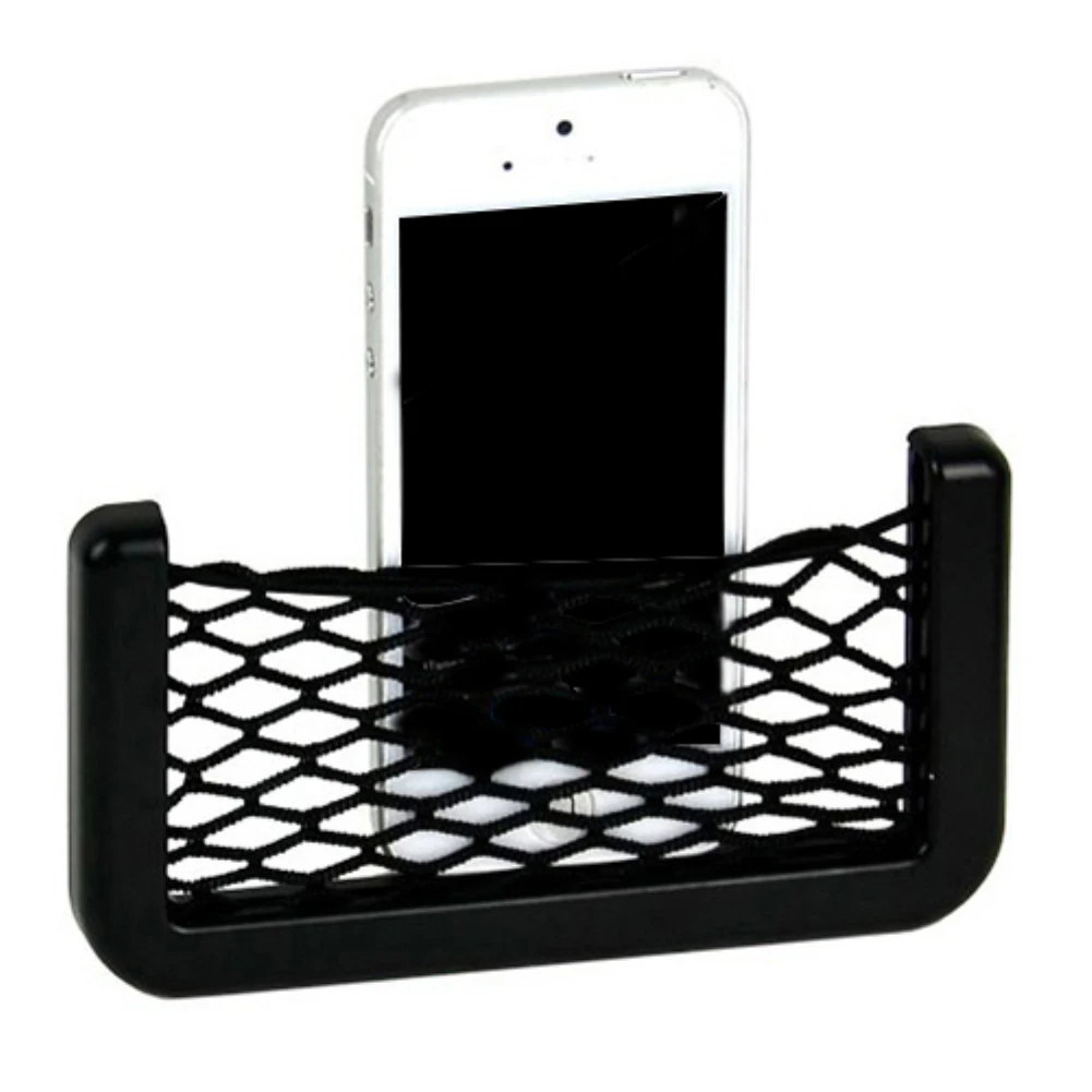 Прочная самоклеящаяся сумка для автомобильного кармана с полой сеткой хранения