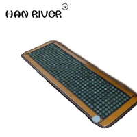 beauty centre massage bed jade stone mattress jade far infrared jade mat made in china as seen on tv 0 7x1 6m free shipping