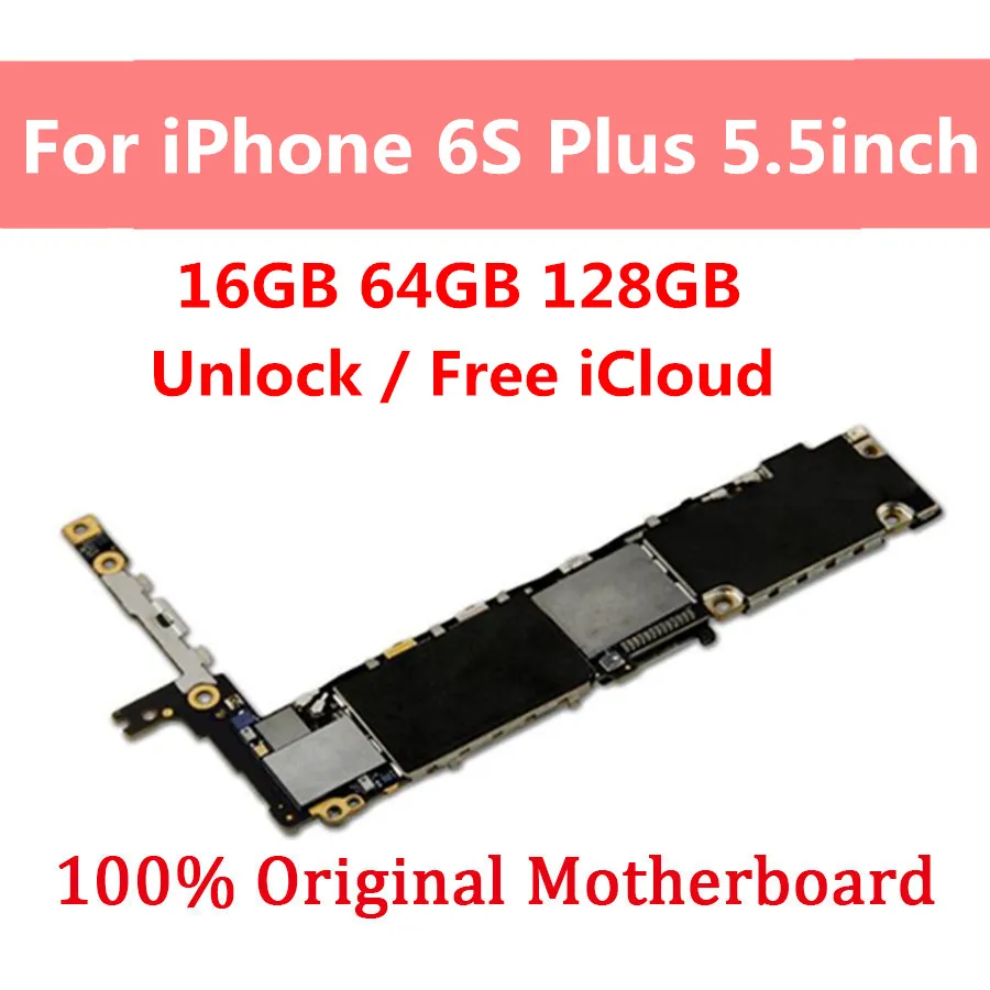 Материнская плата для iPhone 6s Plus 100% разблокированная материнская 5 дюймов без