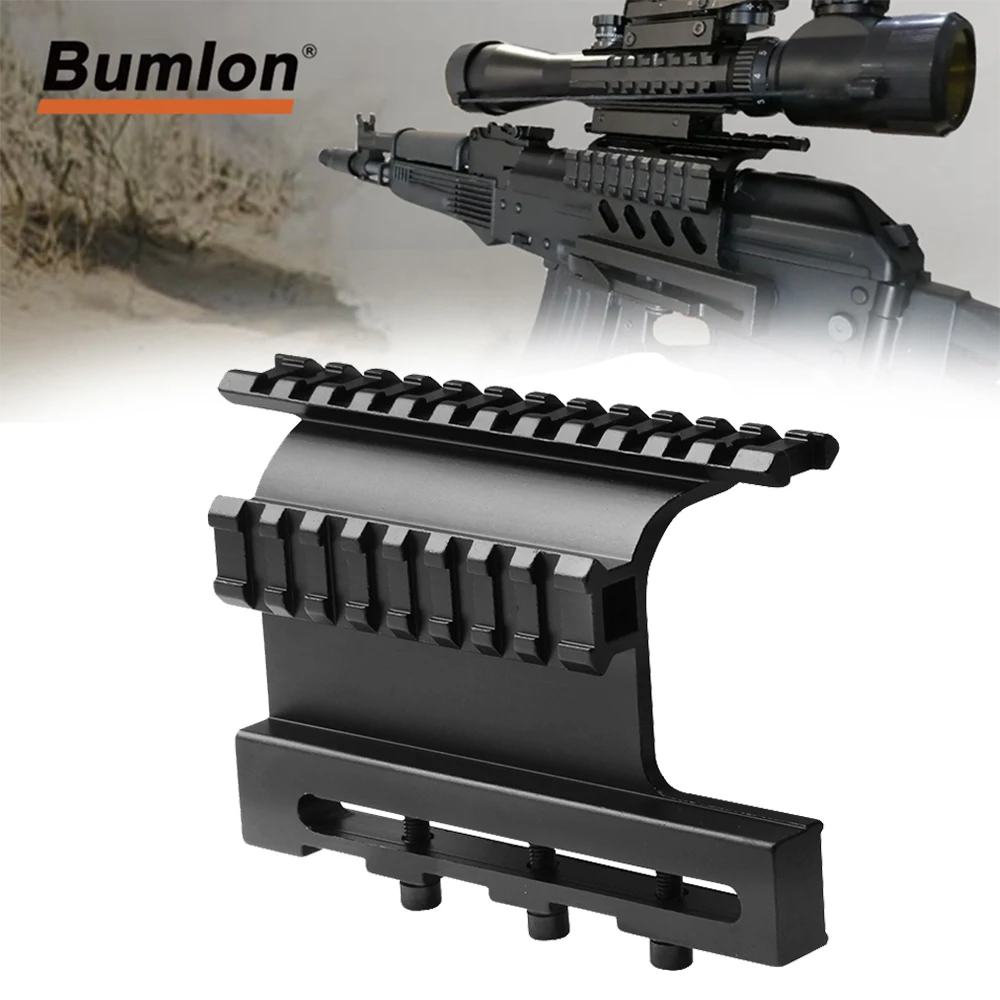 AK47 AK74 SAIGA Боковое крепление рельсовый прицел 20 мм отсоединение двусторонний