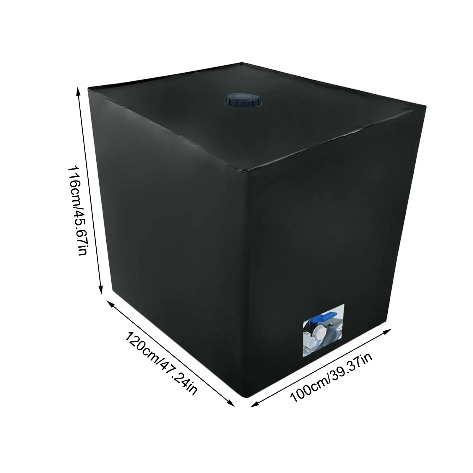 

Water Tank Protective Cover 1000liters IBC Container Waterproof Dustproof And UV Resistant Oxford Cloth 210D Outdoor Foil Covers