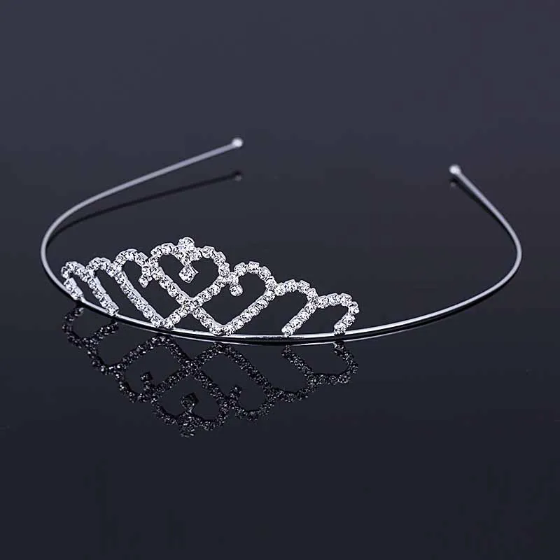TDQUEEN тиары и короны для женщин и девочек детская мода цепочка из страз для головы Свадебная вечеринка свадебные заколки для волос аксессуары ювелирные изделия - Окраска металла: KH0123