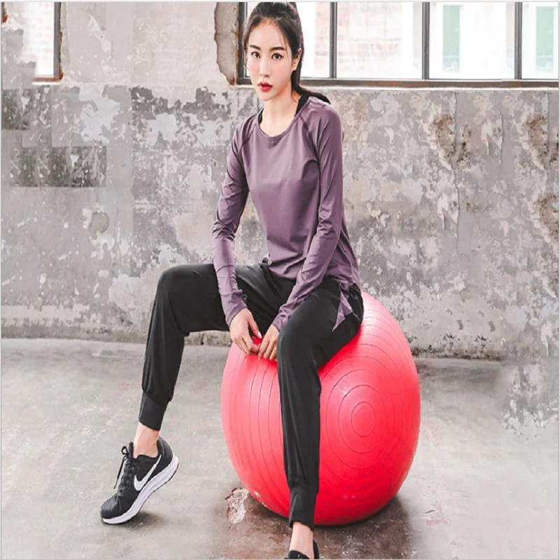 

Damdos Fall New Women's Sportswear Fitness Yoga Suit Loose Casual Breathable Speed Dry Sports Running Suit Outdoor Morning Run