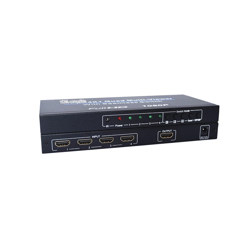 1080p 6 7 Гбит/с HDMI-совместимый 4x1 четырехъядерный многоцелевый бесшовный
