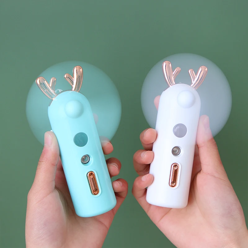 

Портативный мини-вентилятор 2 в 1 с увлажнителем и USB-зарядкой