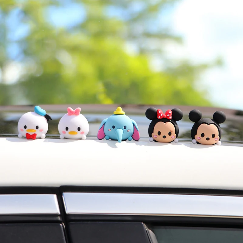 Милые украшения для салона автомобиля 6 шт. милая кукла Минни Микки украшение