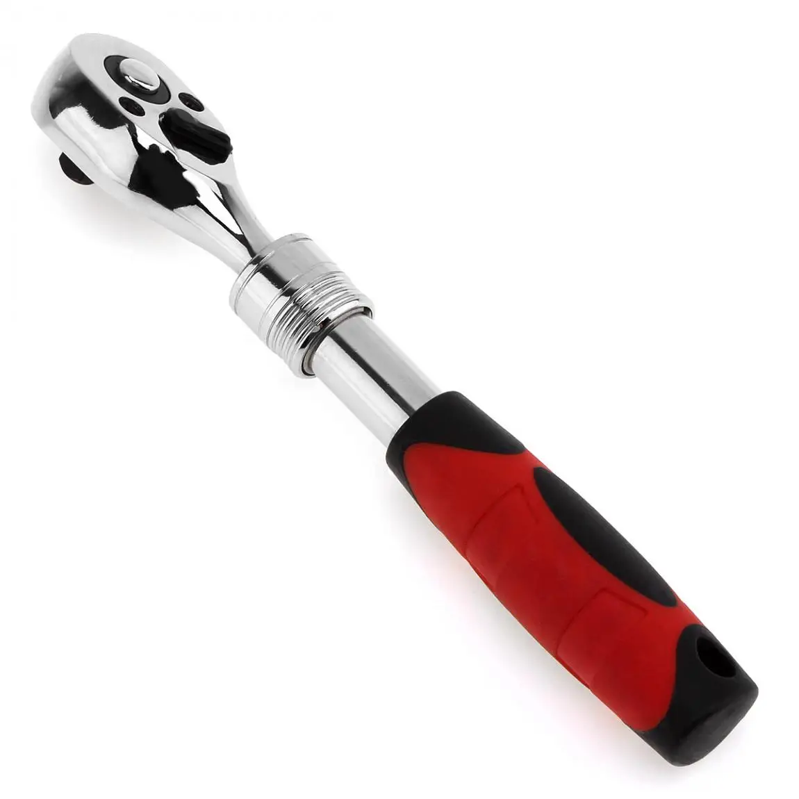 

Cr-V Flexible Ratchet Wrench 1/4" Allen Key Torque Wrench Length Adjustable 72 Teeth Ratchet Spanner Wrench Hand Tools