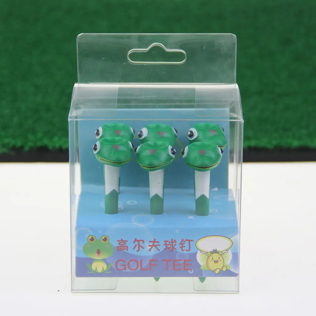 

6pcs Golf Tees Outdoor Golf Training Golf Tees Golf Tools Clubs Tee Supplies